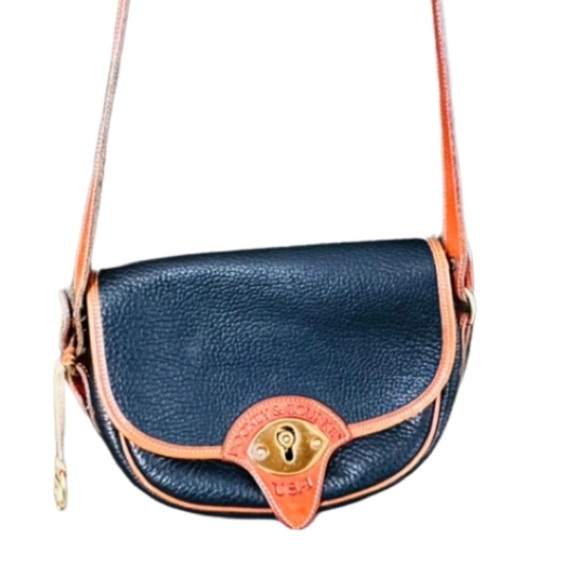 Dooney & Bourke Black and Tan Crossbody Bag - Picture 5 of 5